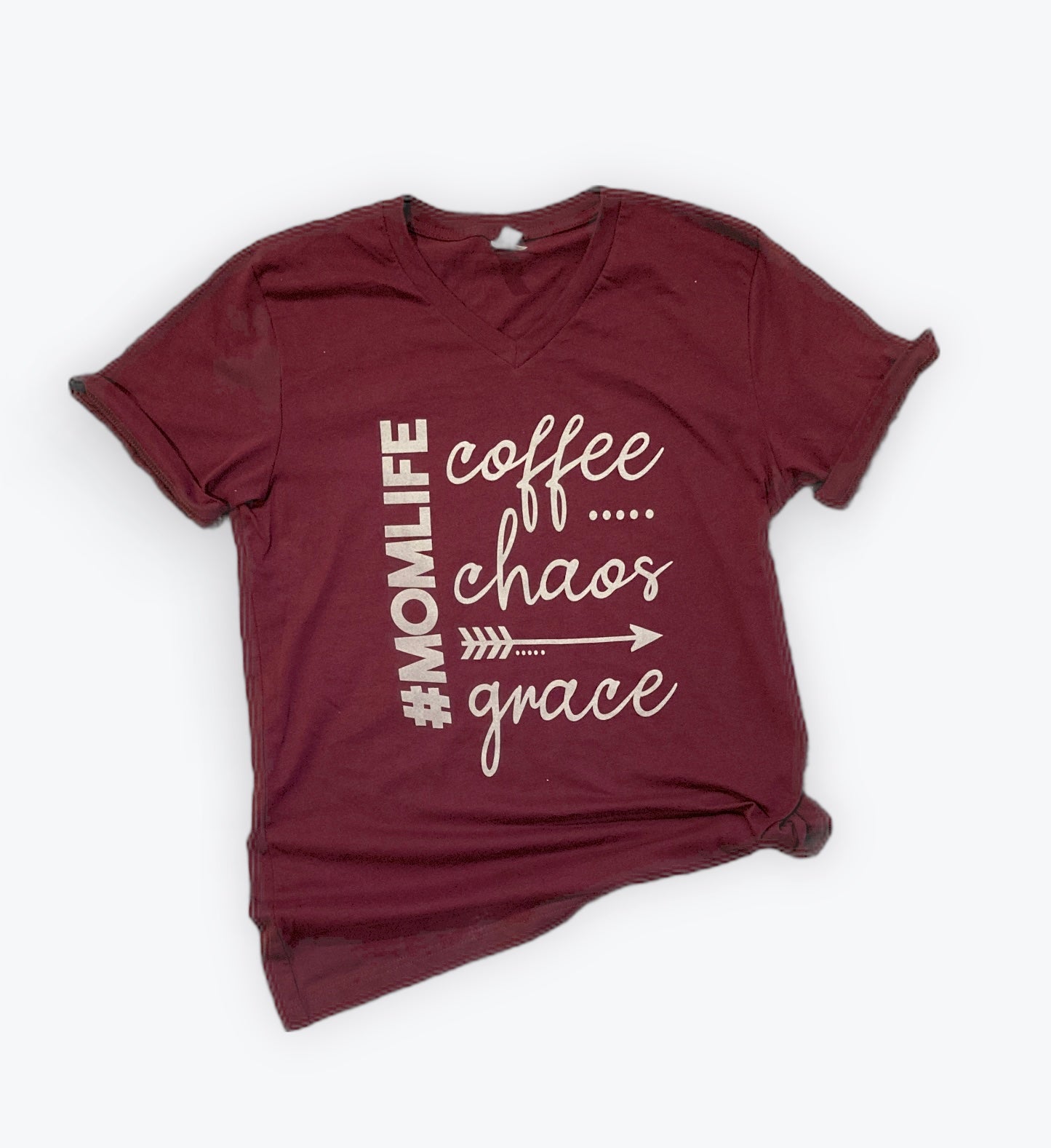 Mom Life V-neck
