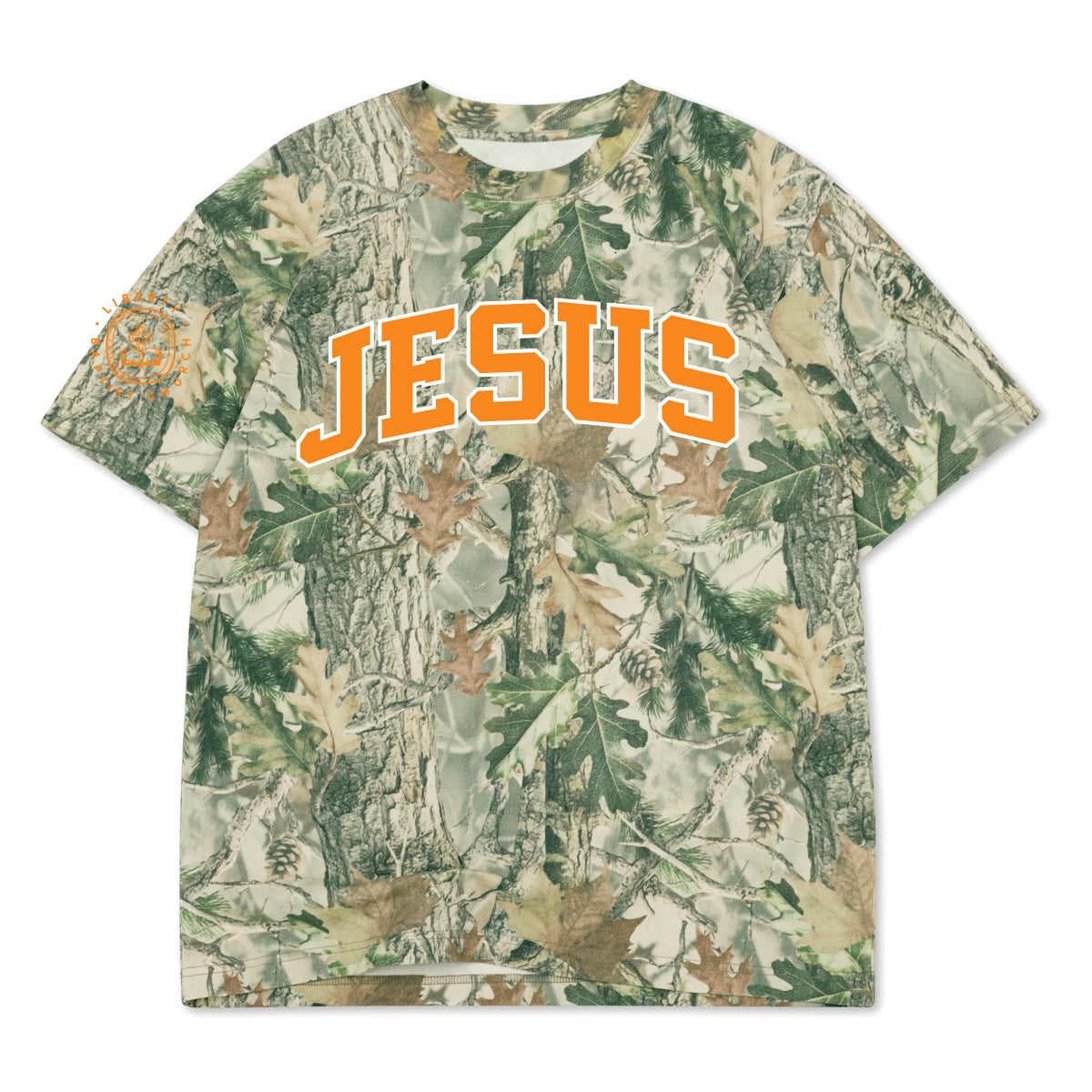 Jesus  Camo Short Sleeve