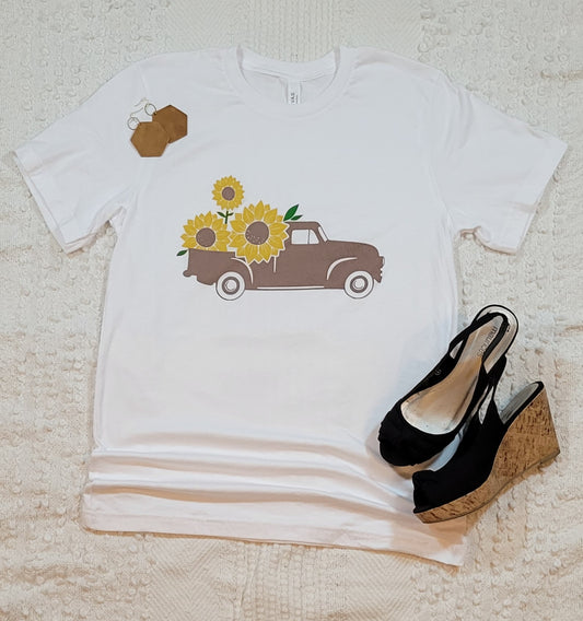 Sunflower & Truck