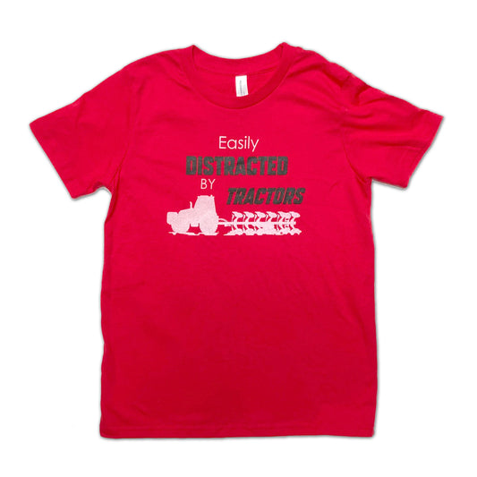 Distracted by Tractors T-Shirt